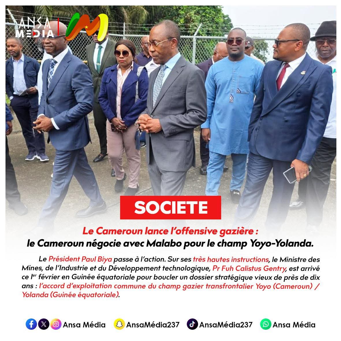 Le Cameroun négocie ferme avec Malabo pour le champ Yoyo-Yolanda.