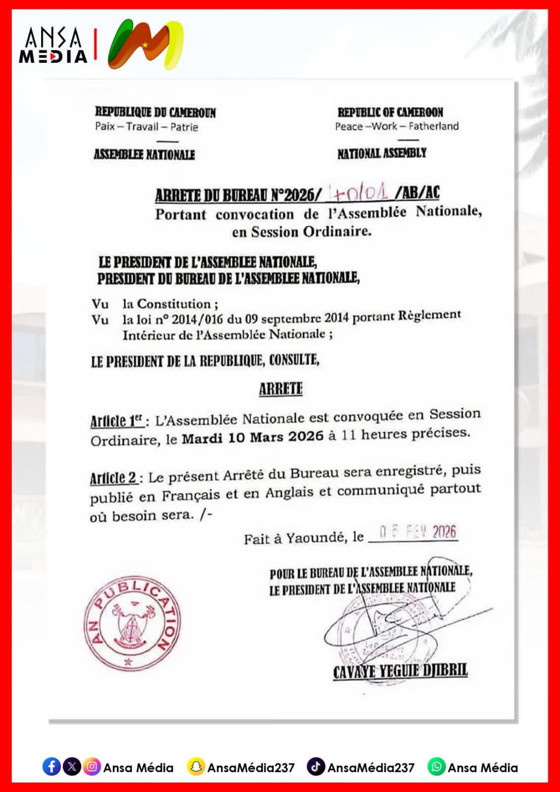 Communiqué