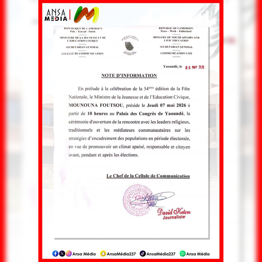 N’ôte d’information