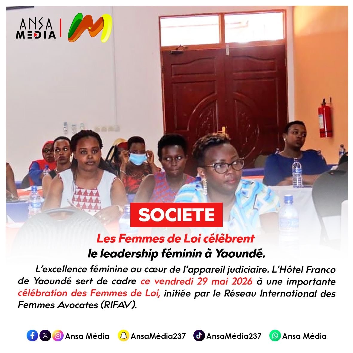 Les Femmes de Loi célèbrent le leadership féminin à Yaoundé.