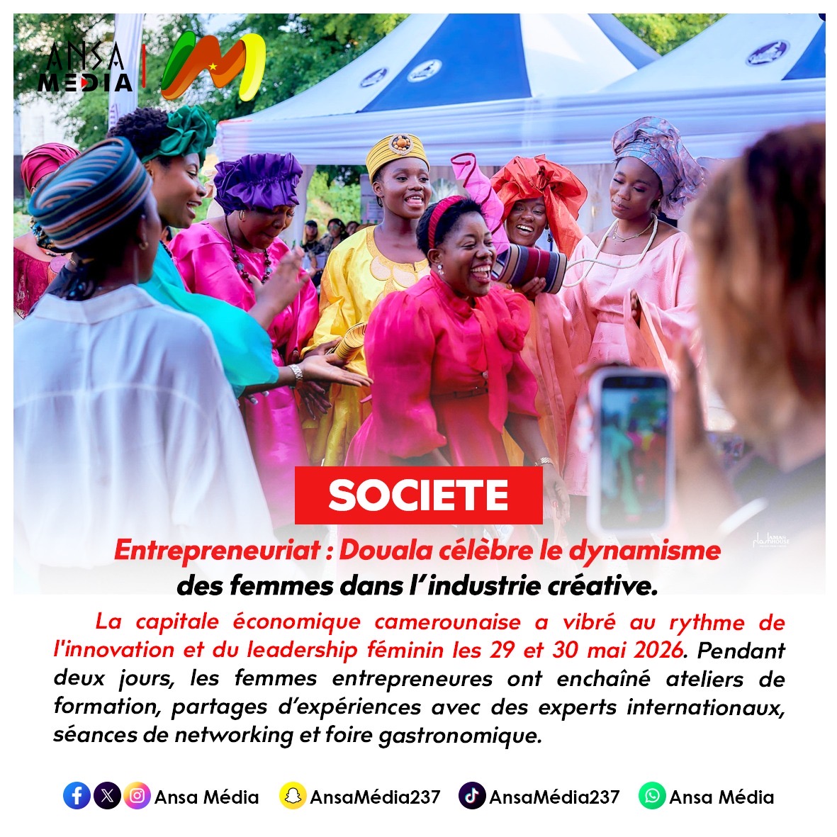 Entrepreneuriat : Douala célèbre le dynamisme des femmes dans l’industrie créative.