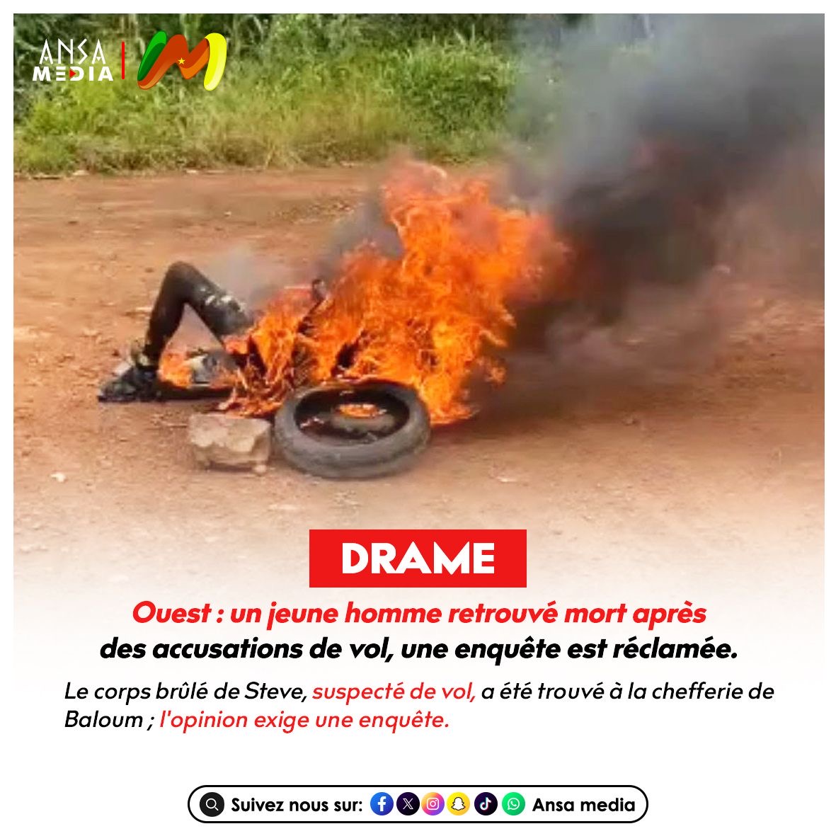 Ouest : un jeune homme retrouvé mort après des accusations de vol, une enquête est réclamée