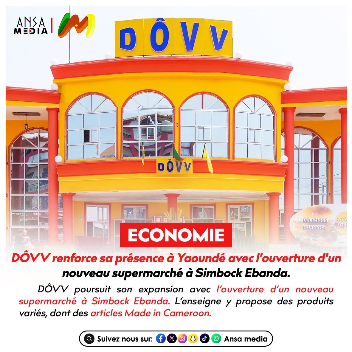 DÔVV renforce sa présence à Yaoundé