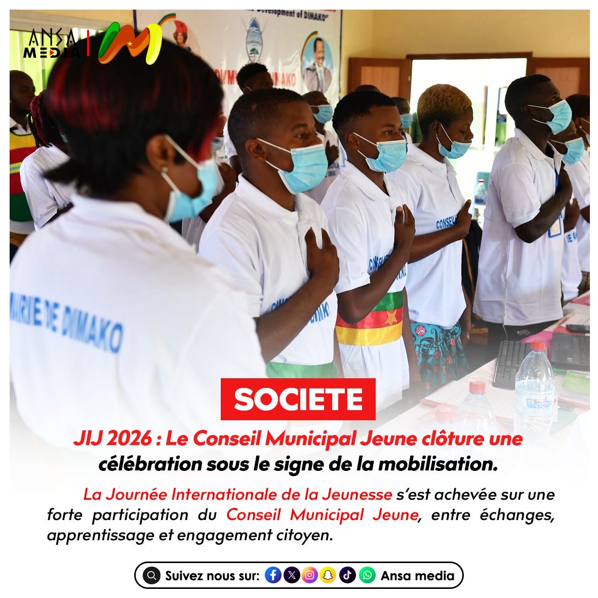 Le Conseil Municipal Jeune clôture une célébration sous le signe de la mobilisation.